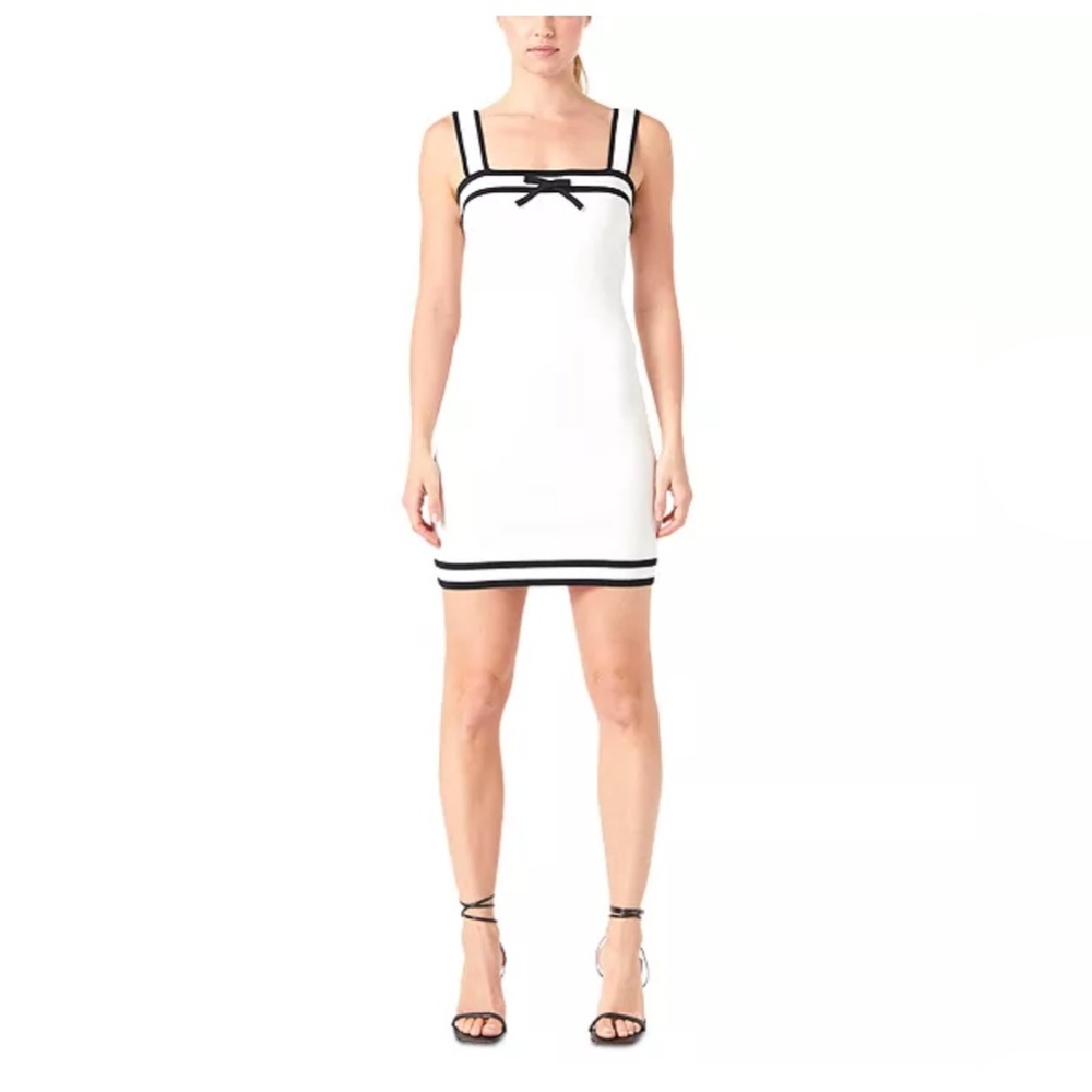Endless Rose Women's Bow-Trim Bodycon Dress